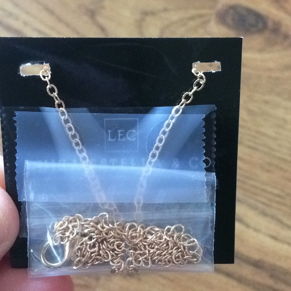 1️⃣ left❗️5⭐️Hexagon Column Clear Stone Necklace - Picture 6 of 7